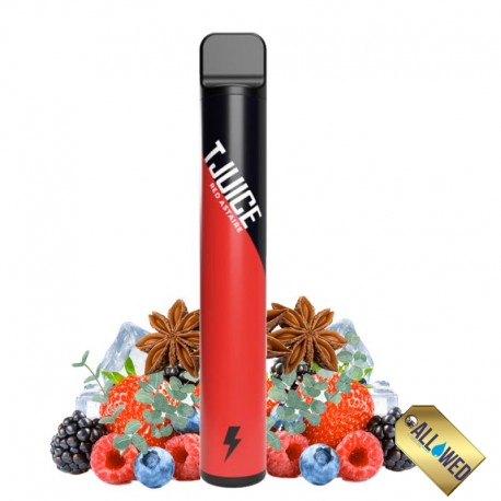 Vape Pen Jetable Red Astaire 600 puffs - T-juice