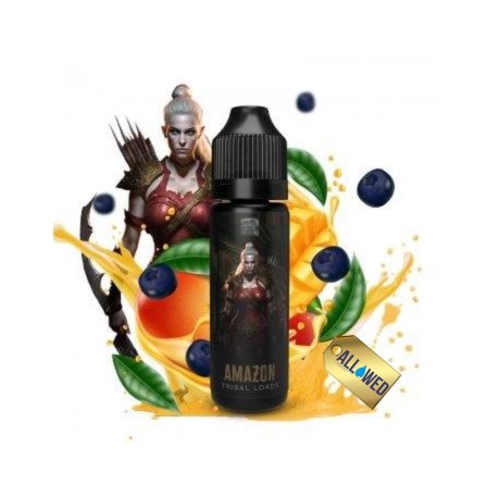 E-liquid Amazon  50 ml Schwarze Johannisbeere/Mango – Tribal Lords von Tribal Force