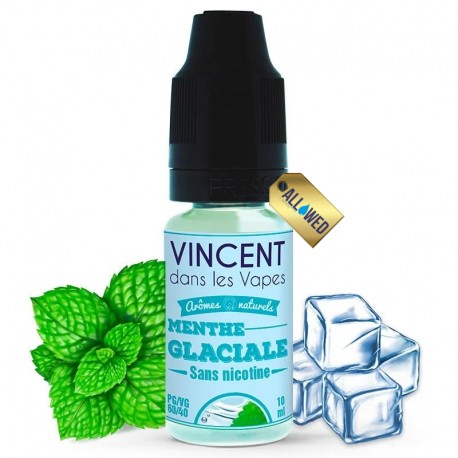 E-liquide Menthe Glaciale  - Vincent dans les vapes - Arômes naturels 10 ml