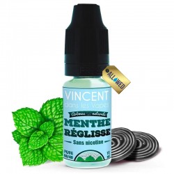 E-liquide Menthe Réglisse - Vincent dans les vapes - Arômes naturels 10 ml