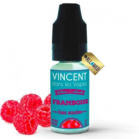 E-liquide Framboise - Vincent dans les vapes - Arômes naturels 10 ml