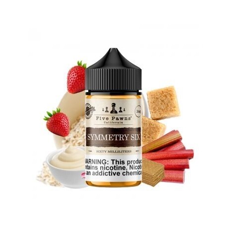 E-LIQUIDE Symmetry Six Original  - SHORTFILL FORMAT - FIVE PAWNS - 50ML