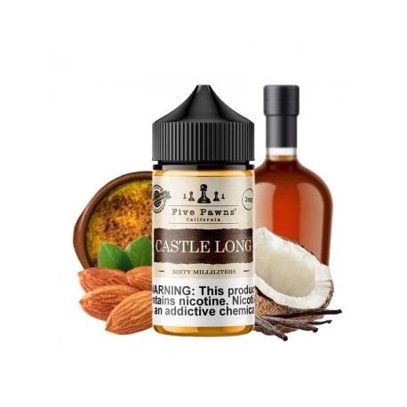 E-LIQUIDE CASTLE LONG Original - SHORTFILL FORMAT - FIVE PAWNS - 50ML