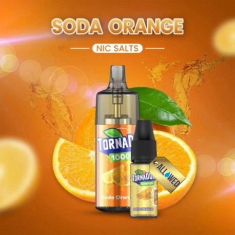 Puff Tornado 10 000 Soda Orange10/20mg Drink Edition