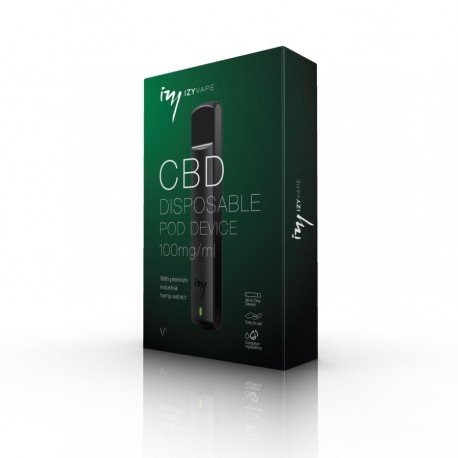 IzyVape Kit  de CBD à usage unique, 100 mg / ml
