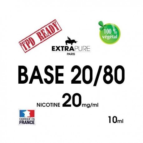 BOOSTER Nicotine 20MG (20%PG / 80%VG) - EXTRAPURE  10ML