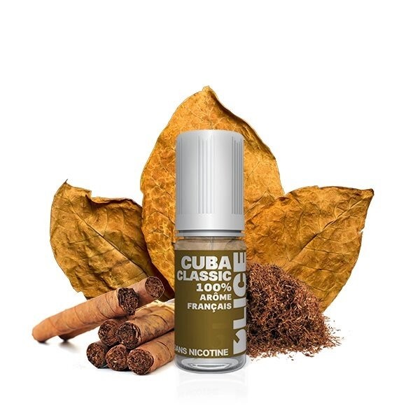 E-liquide Cuba Classic 10ml - Dlice - Cigarette lectronique Suisse