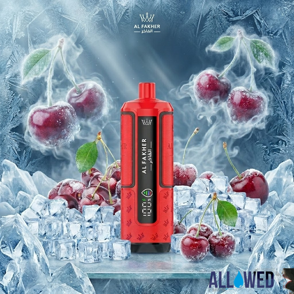 E-chicha Al Fakher Hyper Max Advanced 30k saveur Cherry Ice