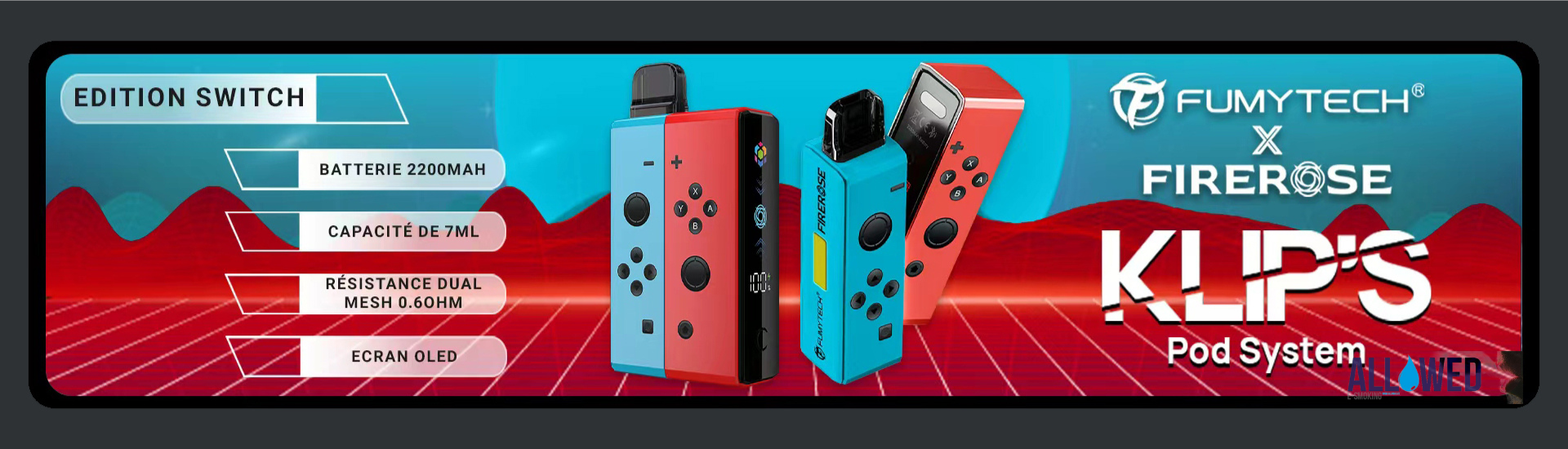 Pod Klip's Gamer Edition Fumytech Eigenschaften