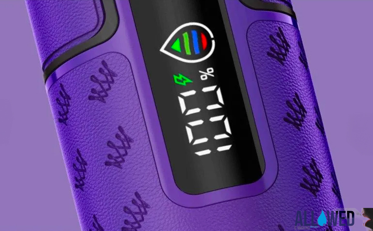 LED-Bildschirm E-shisha Hyper Max Advanced 30k Al Fakher grape